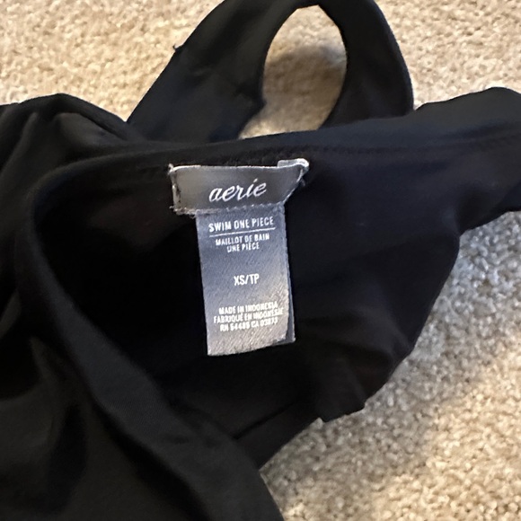 Aerie low back Black One-Piece Swimsuit - Picture 4 of 4